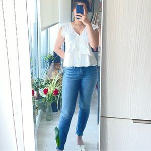 Urban Romantics White Top Size US M